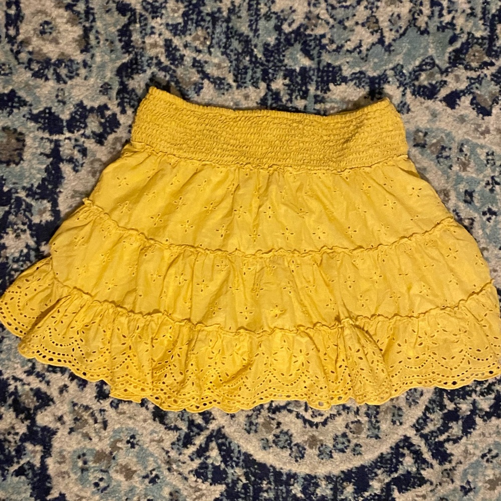 american eagle tiered skirt